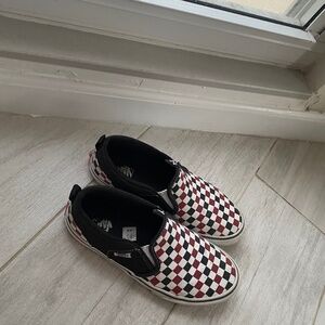 Check board Vans Red and Black